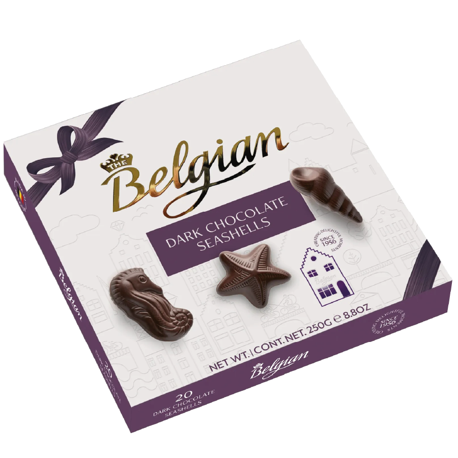 The Belgian Dark Seashells 250gr